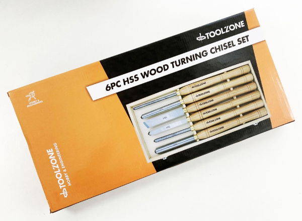 TOOLZONE 6PC HSS TURNING CHISEL SET