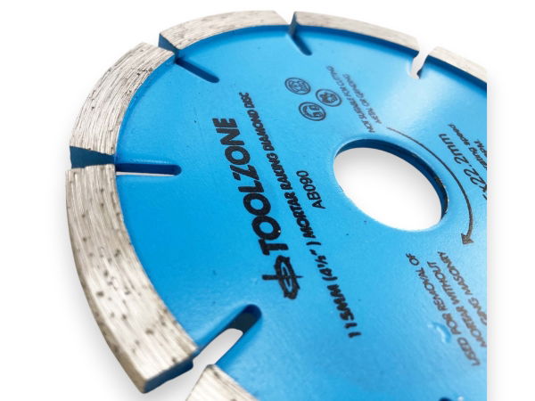 TOOLZONE 41/2 MORTAR RAKING DISC"
