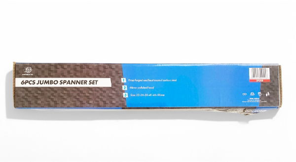 T/Z 6PC MM JUMBO COMBI SPANNERS 33-50MM