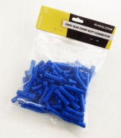 TZ 100PC INS. BLUE CRIMP BUTT CONNECTORS