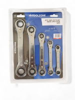 T/Z 5PC MM FLAT RATCHET RING SPANNERS