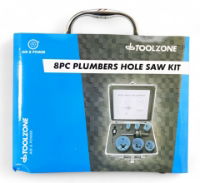 T/ZONE 9PC PLUMBERS HSS BIMETAL HOLESAWS