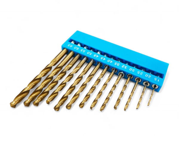 TZ 13PC HEX SHANK TITANIUM COATED DRILLS
