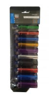 KDPSS316-10PC 0.50INCH MUTLI COLOURED DEEP SOCKET SET