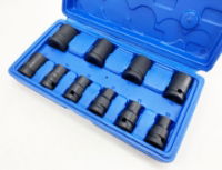 T/ZONE 10PC 1/2 SHALLOW IMPACT SOCKETS"