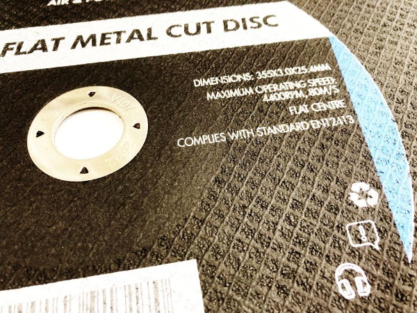TOOLZONE 14 METAL CUTTING DISC FLAT"