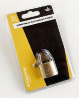 TOOLZONE 25MM HD BRASS PADLOCK