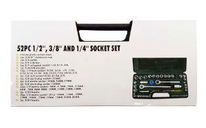 KDPSS102 - 52PC SOCKET SET HA 38 AND QU DR