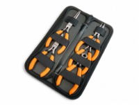 TOOLZONE 5PC MINI PLIER SET D/DIP HANDLE