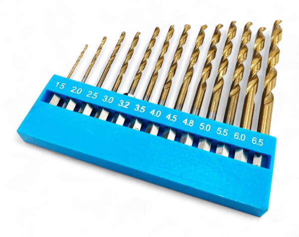 TZ 13PC HEX SHANK TITANIUM COATED DRILLS
