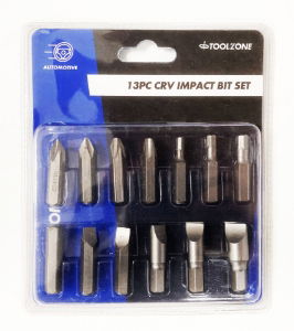 TOOLZONE 13PC IMPACT BIT SET