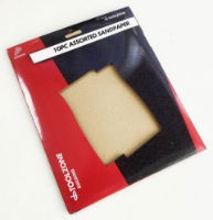TOOLZONE 10PC ASSORTED SANDPAPER