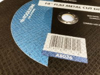 TOOLZONE 14 METAL CUTTING DISC FLAT"