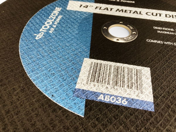 TOOLZONE 14 METAL CUTTING DISC FLAT"