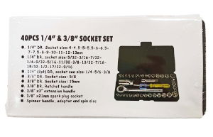 KDPSS101 - 40PC QU AND 38 SOCKET SET