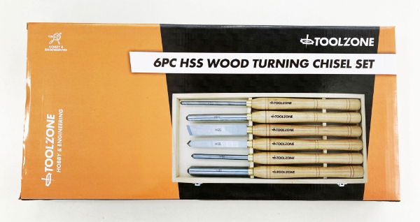 TOOLZONE 6PC HSS TURNING CHISEL SET