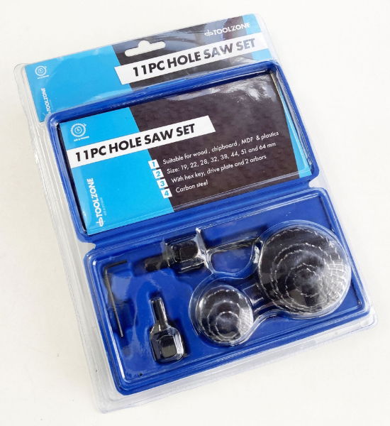 TOOLZONE 11PC HOLESAW SET IN BMC