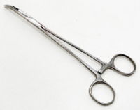 TOOLZONE BENT FORCEPS 10 INCH