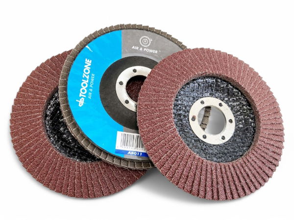 TOOLZONE 41/2 FLAP DISC 80 GRIT"