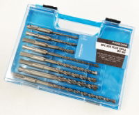 TOOLZONE 8PC SDS DRILLS IN PLASTIC CASE