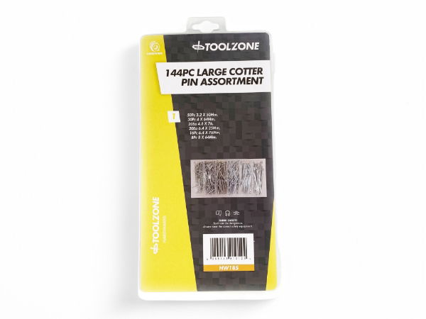 T/Z 144PC LARGE COTTER PIN ASSORT. BOX