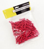 TZ 100PC INS. RED CRIMP BUTT CONNECTORS