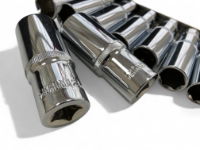 T/Z 15PC 3/8 DEEP CRV SOCKETS ON RAIL"