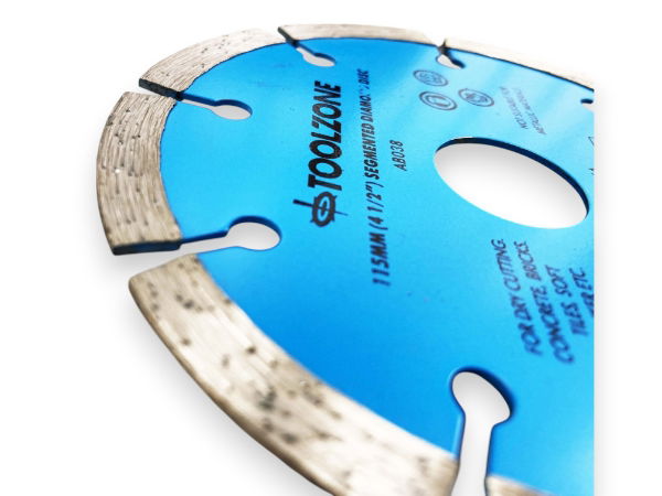 TOOLZONE 41/2 SEG. DIAMOND CUTTING DISC"