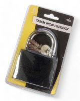 TOOLZONE 75MM IRON PADLOCK