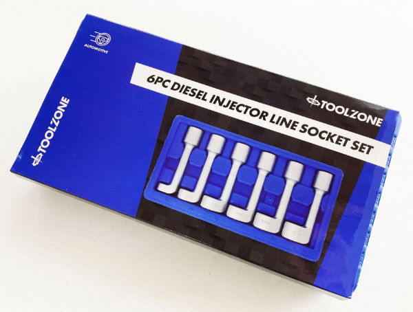 TZ 6PC DIESEL INJECTOR LINE SOCKET SET