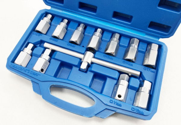 TOOLZONE 12PC DRAIN PLUG KEYS