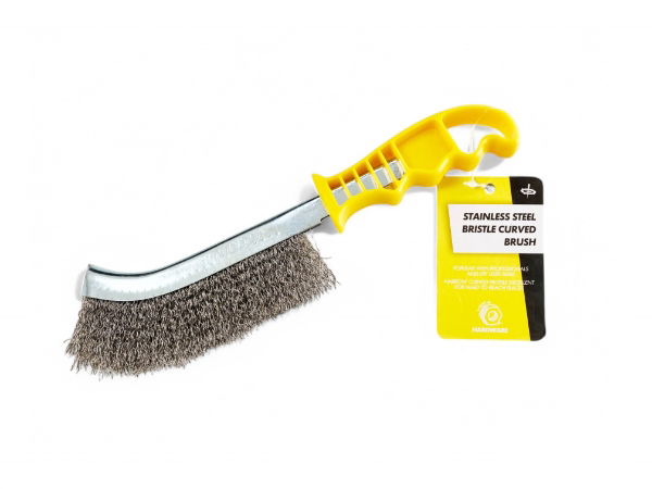 TZ STAINLESS STEEL BRISTLE CURVED BRUSH