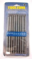 KDPSD235 9PC 150MM CRV POWER BIT SET-PACK