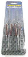 KDPHB225 2PC SELF LOCKING TWEEZERS-PACK