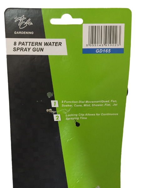 TOOLZONE 8 PATTERN WATER SPRAY GUN