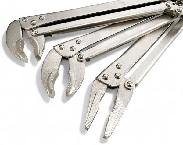 TOOLZONE 3PC 15'' LONG LOCKING PLIER SET