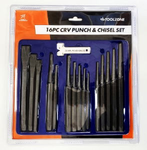 KDPPN004 - 16PC PUNCH AND CHISELS