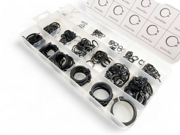 TOOLZONE 300PC EXT. CIRCLIP ASSORT. BOX
