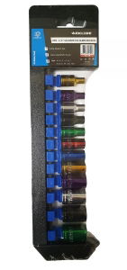 KDPSS311-12PC 0.25INCH COLOURED SOCKETS