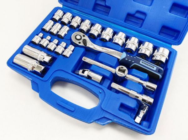 TOOLZONE 26PC 3/8" DRIVE SOCKET SET