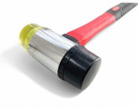 T/ZONE 40MM RUBBER & PLASTIC FACE HAMMER
