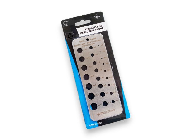 TOOLZONE S/STEEL METRIC DRILL GAUGE
