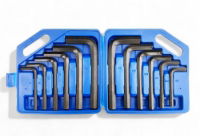 TOOLZONE 12PC JUMBO MM/AF HEX KEY SET