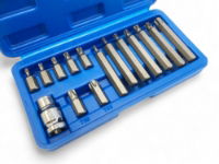 TOOLZONE 15PC STAR BITS WITH 1/2 ADAPTO"