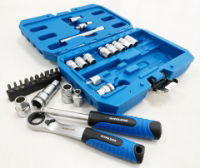 TZ 29PC 1/4" DR GO THROUGH SOCKET SET